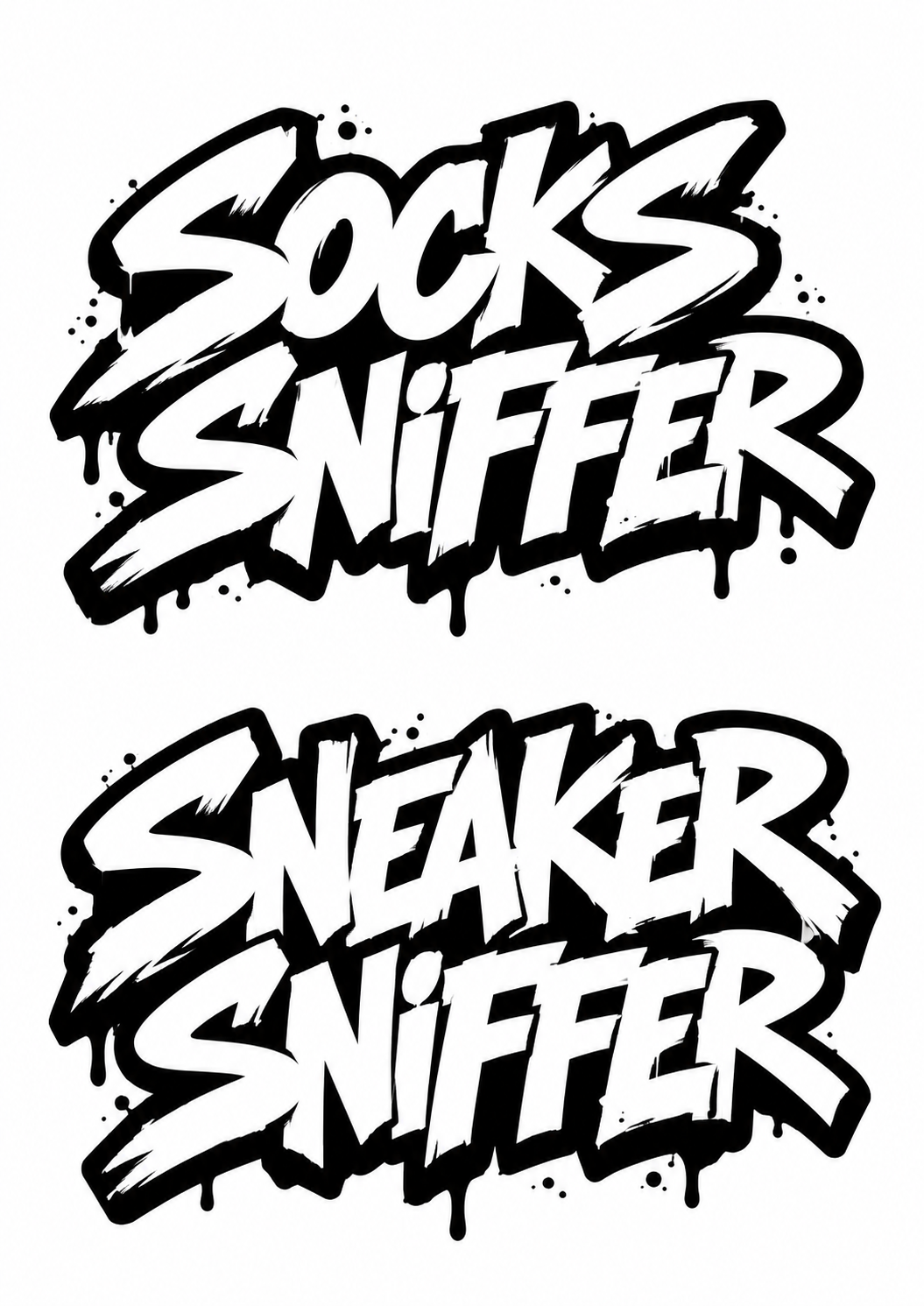 Sk8erboy® SOCKS - SNEAKER SNIFFER temporäre Tattoo