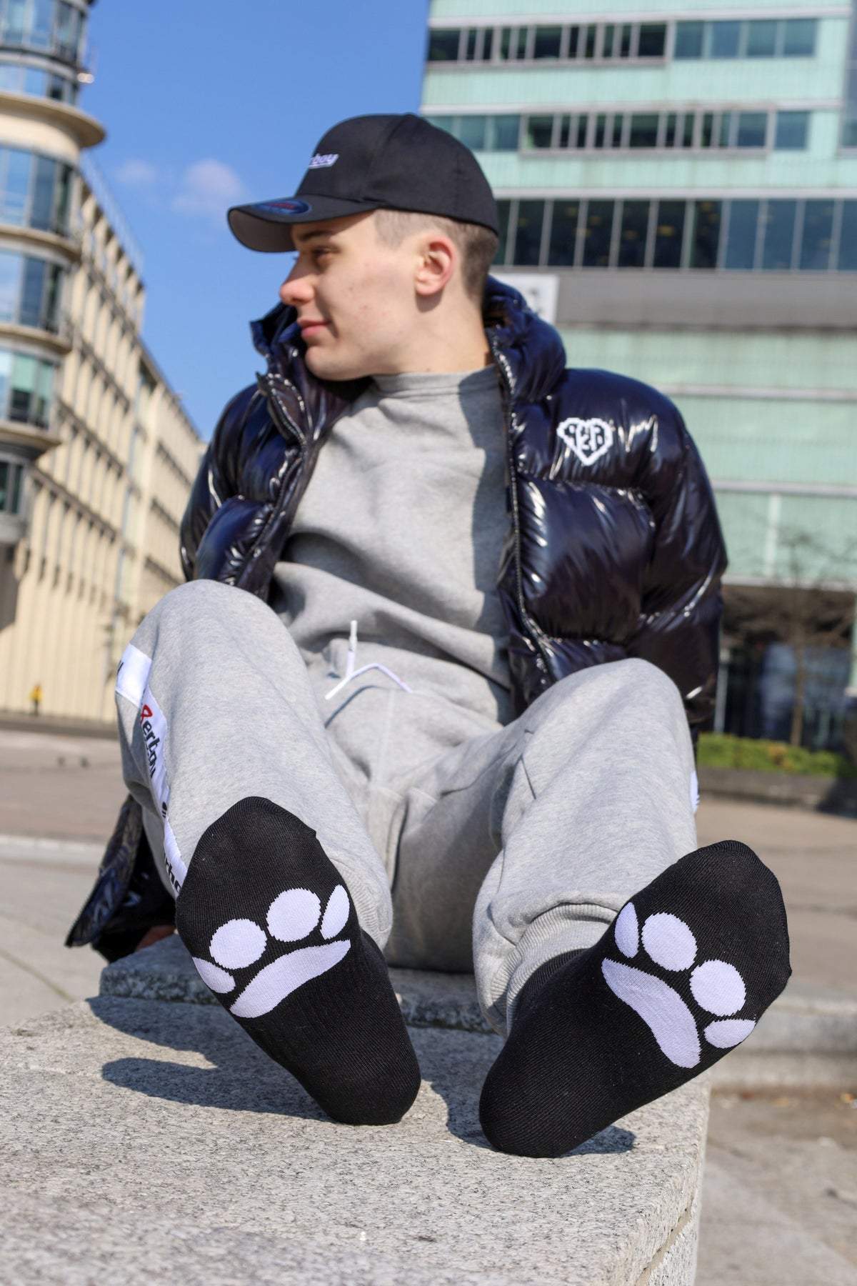 Sk8erboy® PUPPY Short Crew Socks schwarz