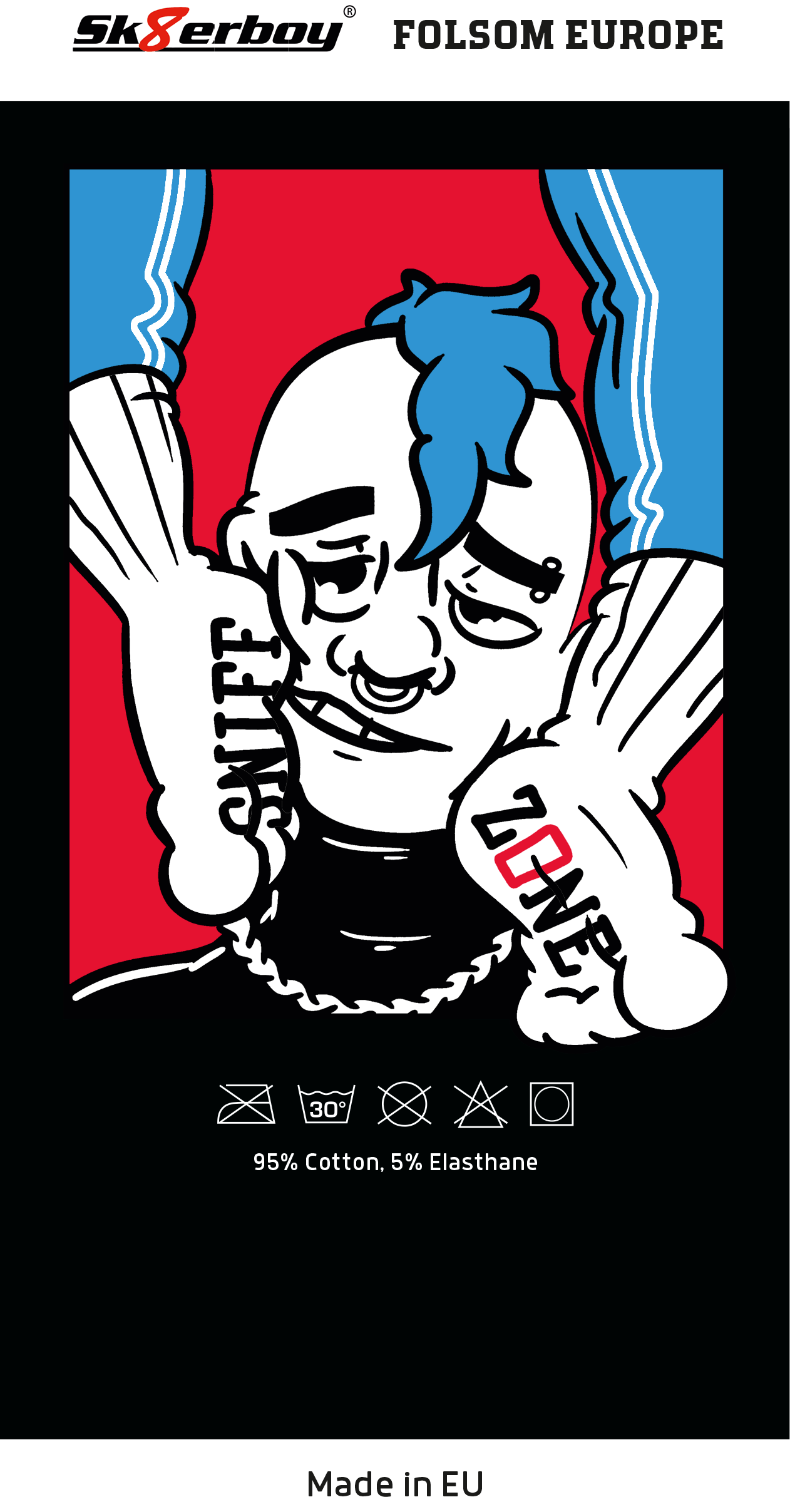 FOLSOM EUROPE X Sk8erboy® SNIFF ZONE Socks weiß
