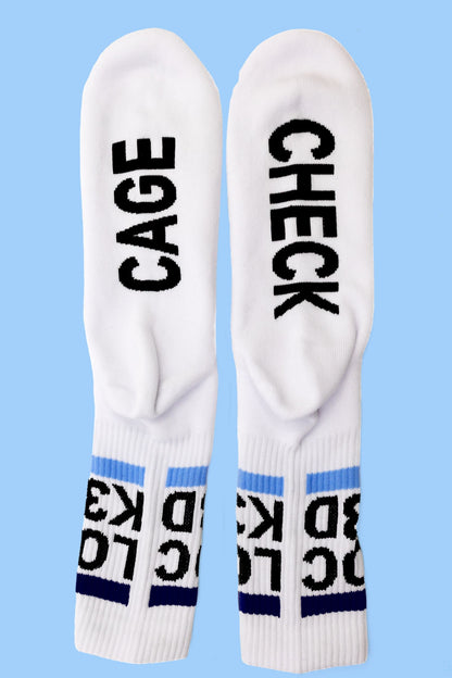 KINK3D® X Sk8erboy® LOCK3D Socks mit LOCK3D, CAGE und CHECK Design