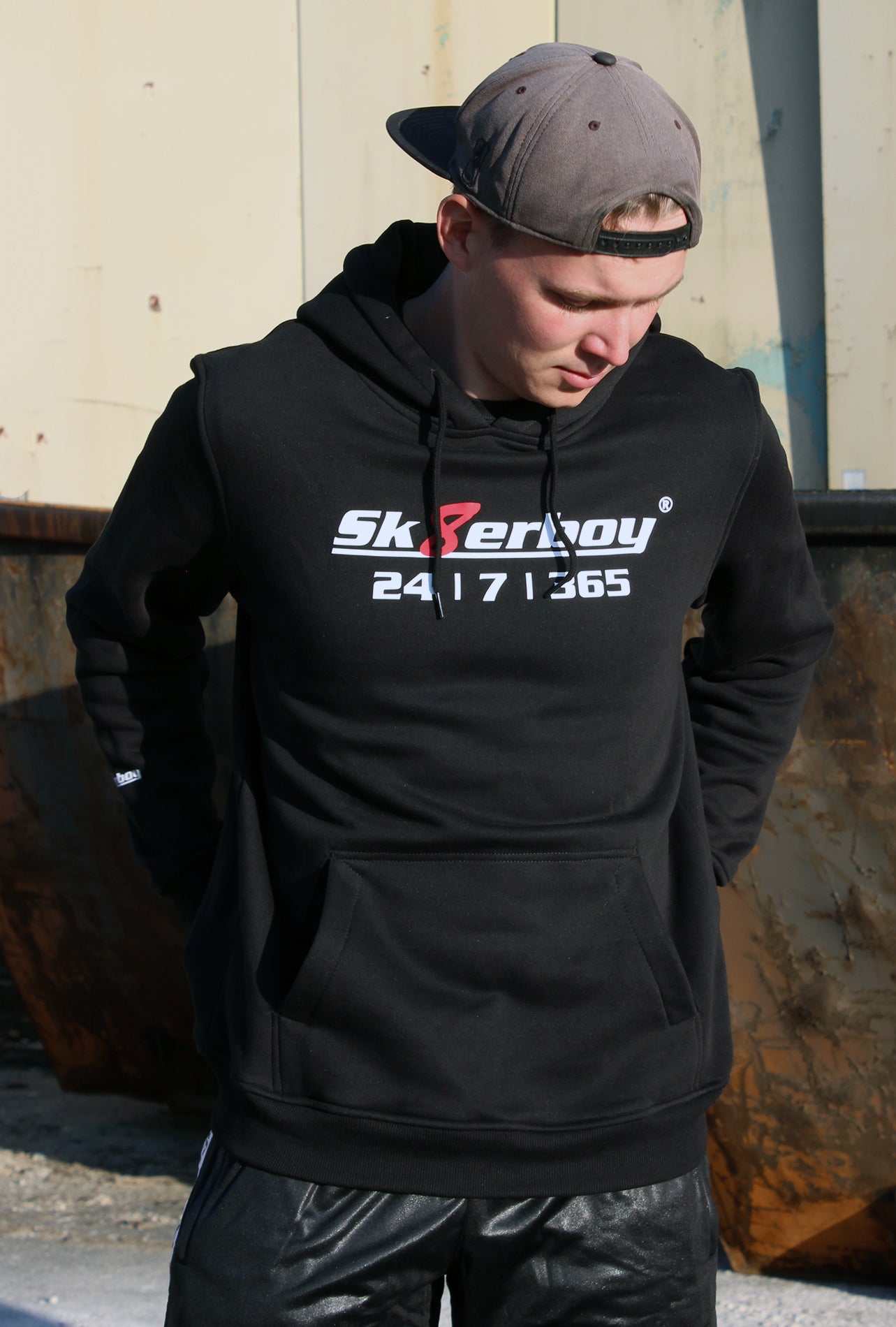 Airlift hooded stretch-jersey sweatshirt